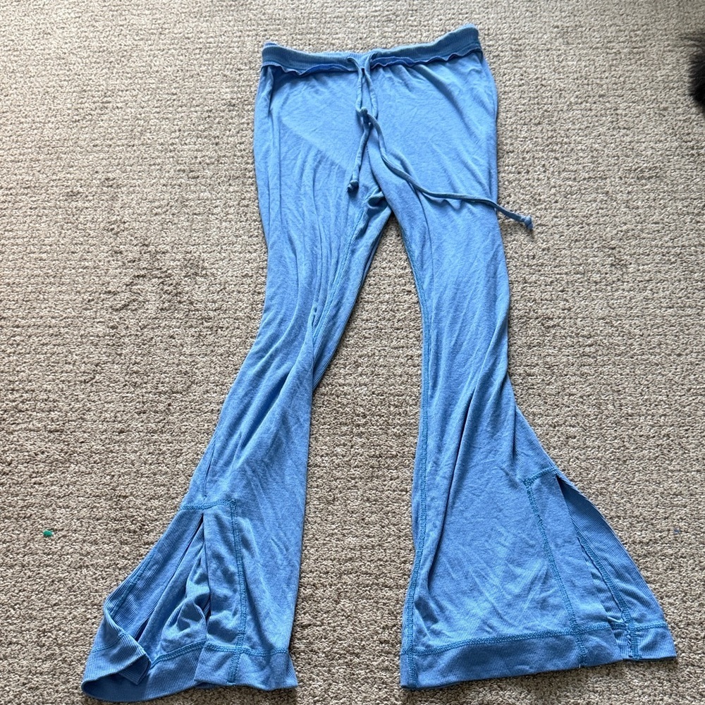 Urban Outfitters Blue Ribbed Pants - Picture 3 of 5